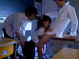 Blackmailed Schoolgirl Yura Kurokawa Gets Creampied By Her Classmates In The Classroom